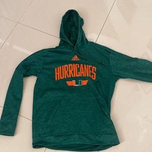 UMiami green hoodie climawarm